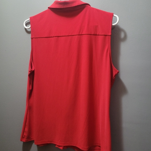 Tommy Hilfiger Red Sleeveless Top XL - Picture 3 of 3